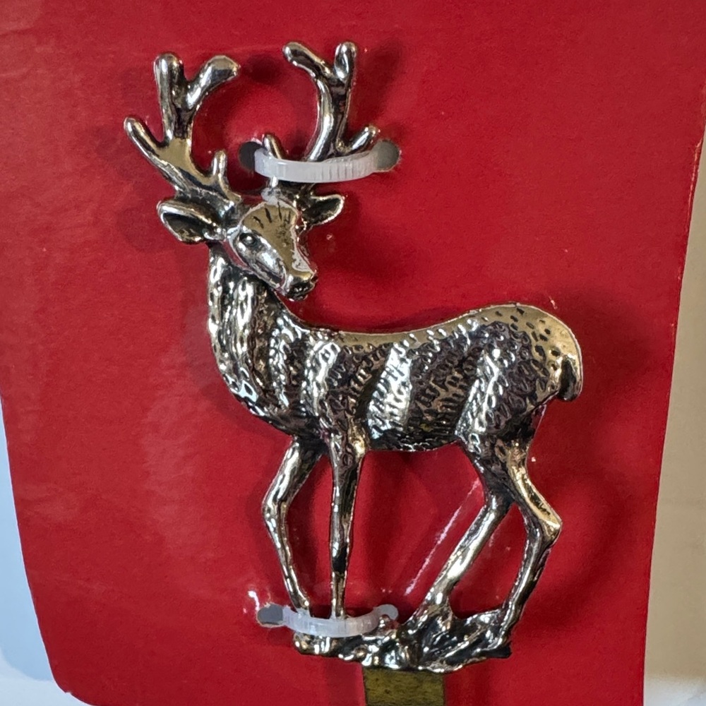 Silver Deer Bottle Opener and Corkscrew Set - Picture 3 of 4